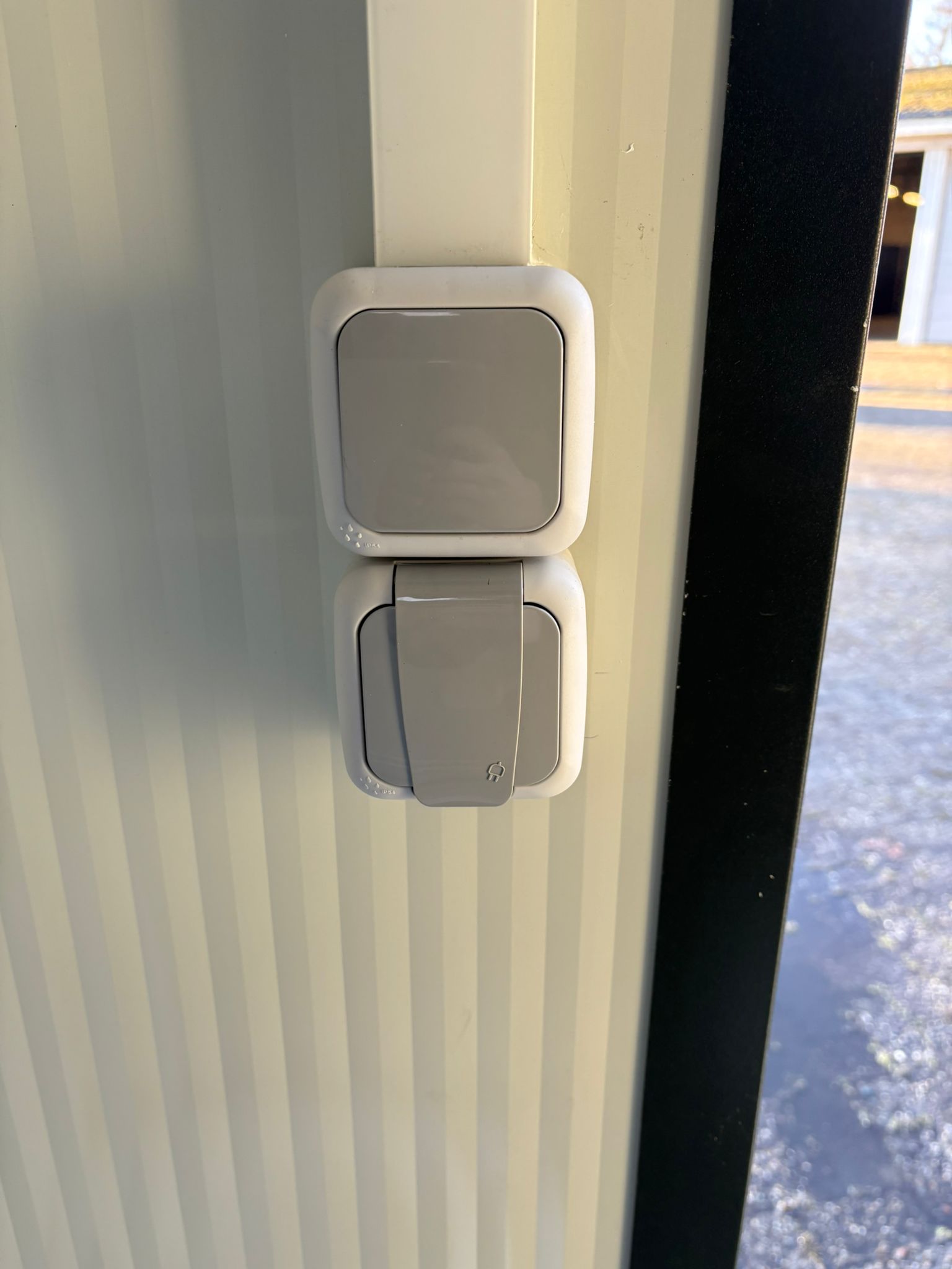 Badkamer met technische ruimte