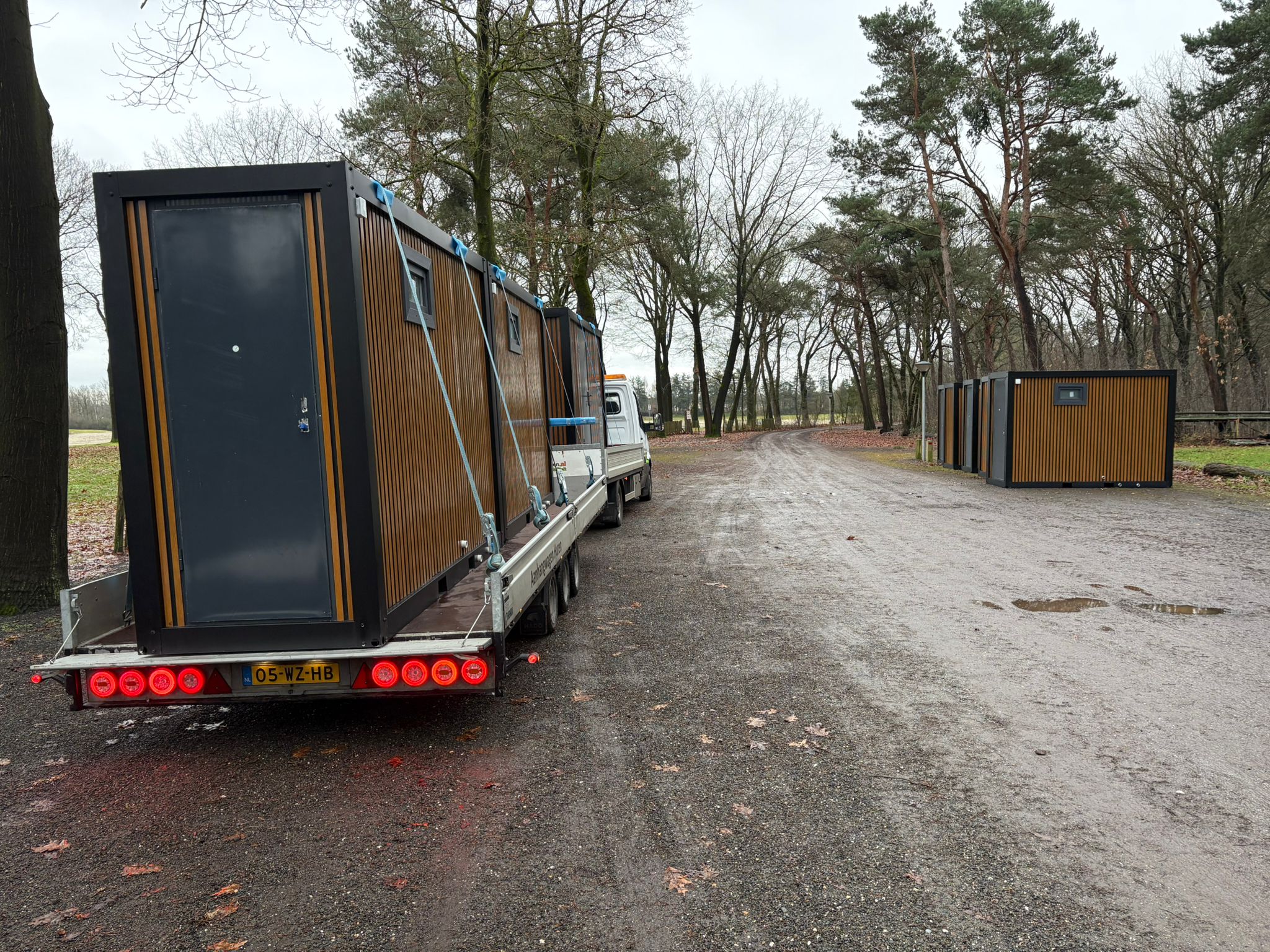 Badkamer met technische ruimte