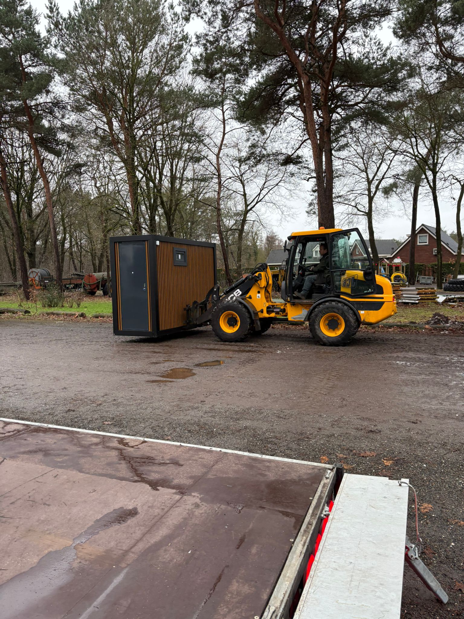 Badkamer met technische ruimte
