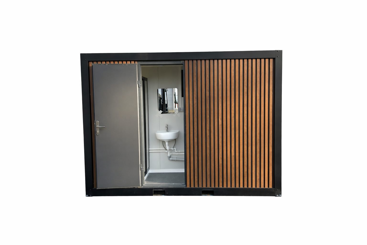 Badkamer met technische ruimte